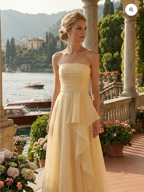 Trish Scully Dresses & Skirts - Trish scully SYD GOWN GOLD ORGANZA